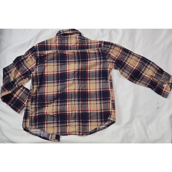 Vintage Boy's Size 7 Three Outfit Pant Jean Flannel Sweatshirt Rustler Healthtex - Picture 7 of 16